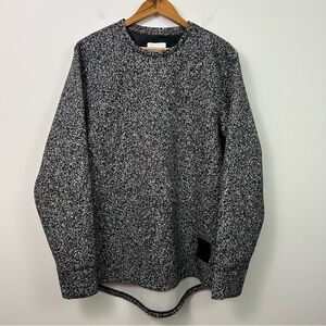 Puma Trapstar Crewneck Sweatshirt Large Static Noise Print Drop Hem Pullover
